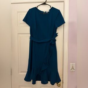 Teal Calvin Klein Dress (Size 12)
